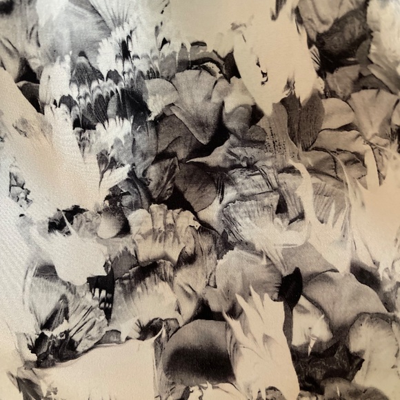 All Saints 100% Silk Floral Print Helle Dazzle Shirt Dress ~ Size 8 - Picture 9 of 9